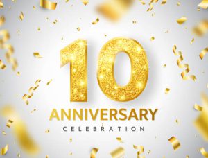 Celebrating our tenth anniversary