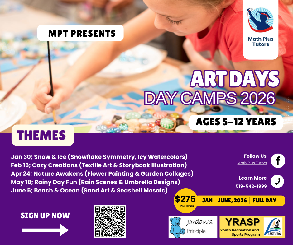 Girl painting a picture